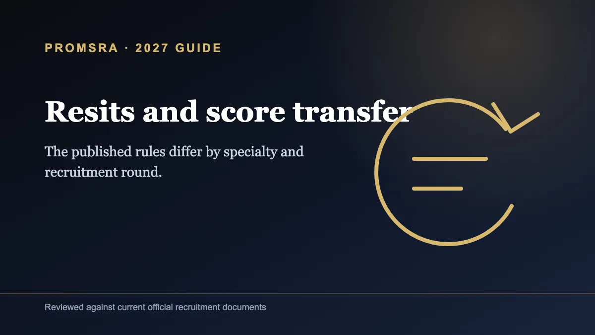 Editorial circular-arrow graphic for MSRA resits and score transfer